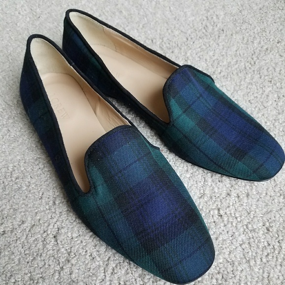 black watch plaid shoes